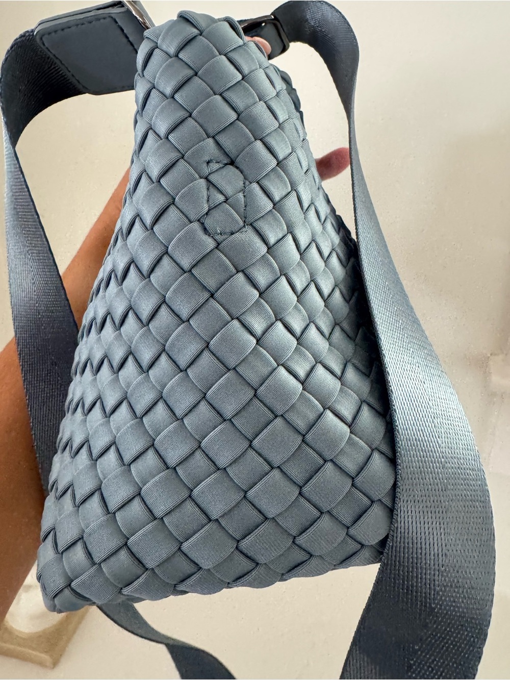 Naghedi Blue Woven Tote Bag - Picture 16 of 16